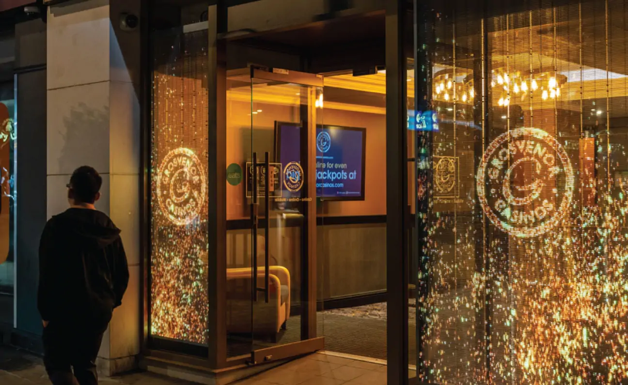 Transparent LED Window Display