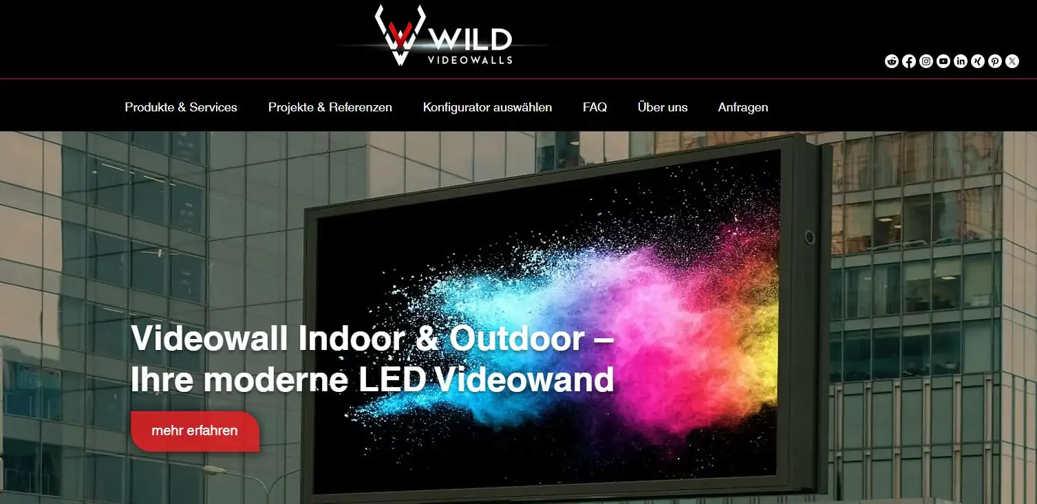 Wild Videowalls LED Wall Manufacturer
