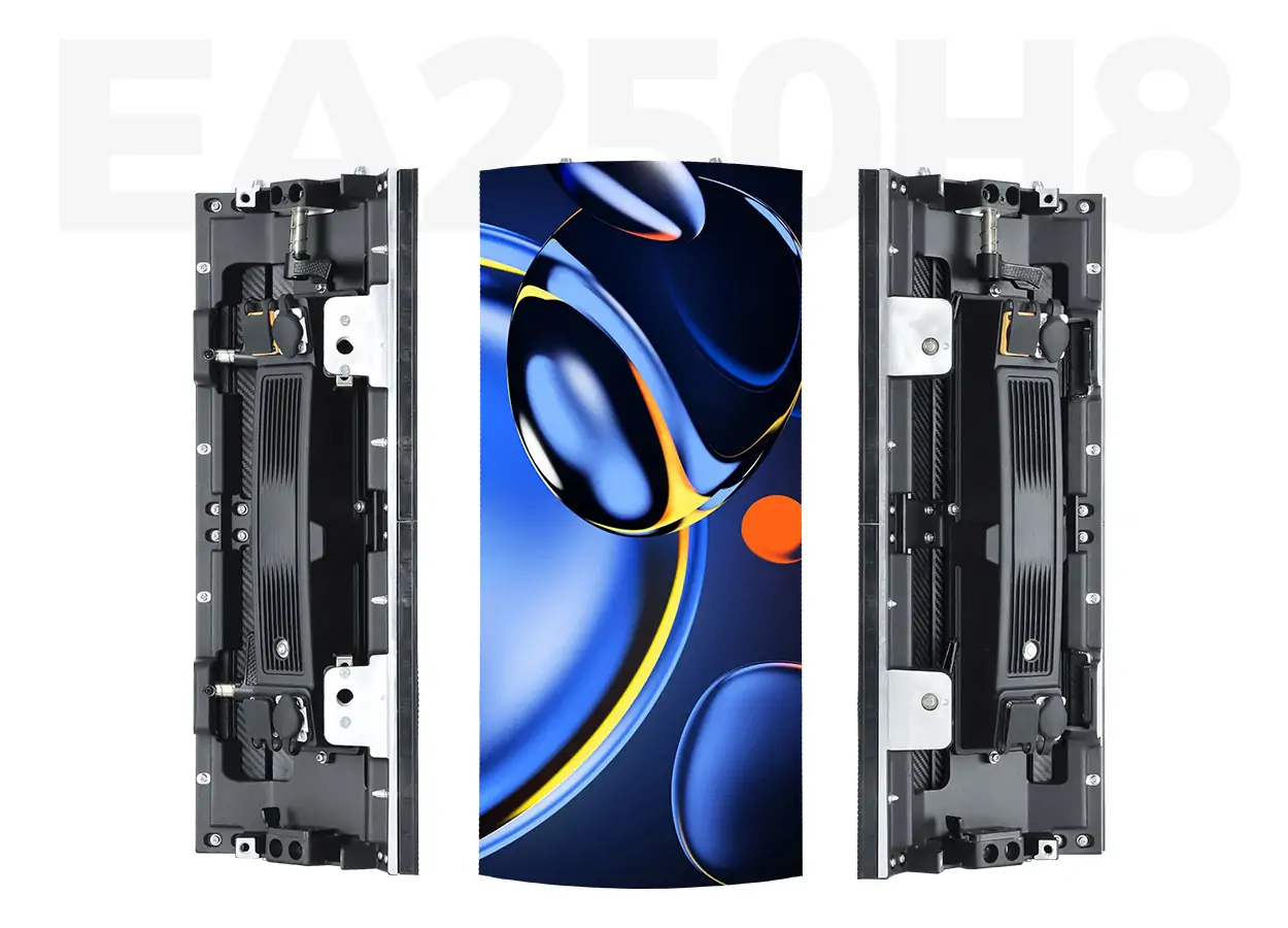 EA250H8 90-Degree Right Angle Rental LED Wall
