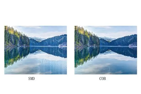 Image Quality of SMD and COB LED Displays
