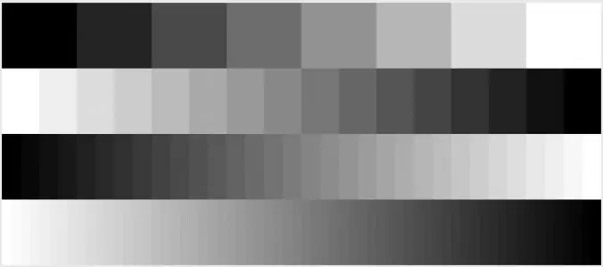 Gradient Test of Grayscale