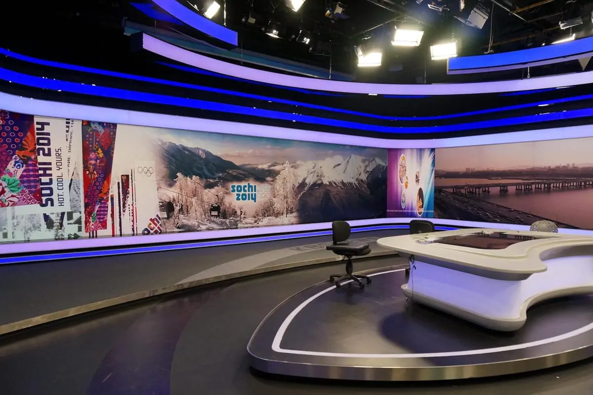 LED Wall in the Broadcast Hall