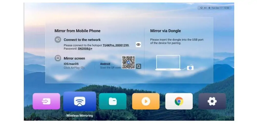 Wireless Mirroring of Novastar TU4K Pro