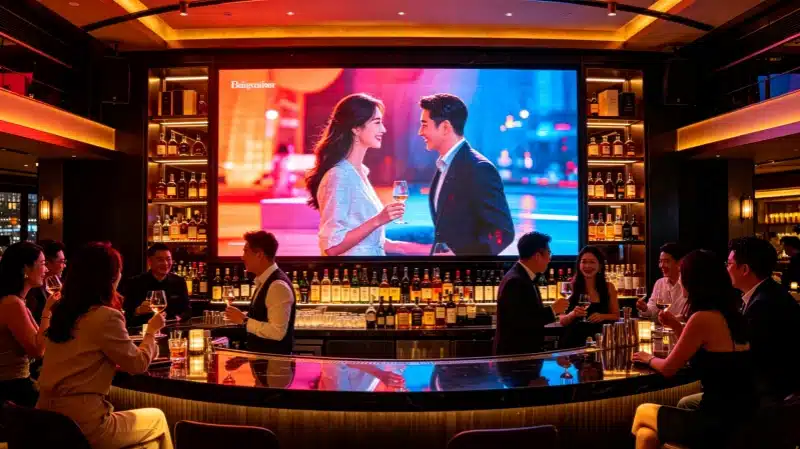 Bar counter and back-bar LED screens - EagerLED | Leading LED Screen Supplier - EagerLED | Leading LED Screen Supplier Bar counter and back-bar LED screens
