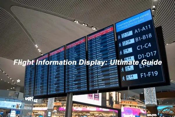 Flight Information Display Guide