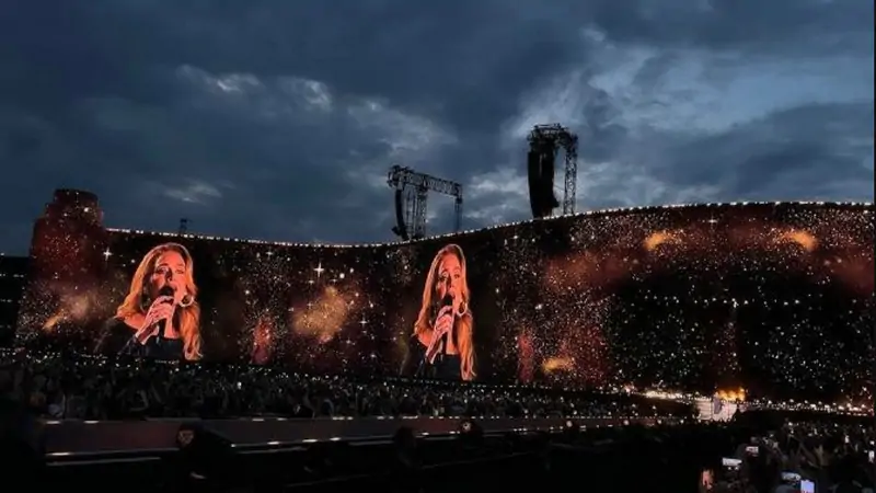 Giant LED Display in Adele Munich Residency 2024 - EagerLED | Leading LED Screen Supplier - EagerLED | Leading LED Screen Supplier Giant LED Display in Adele Munich Residency 2024