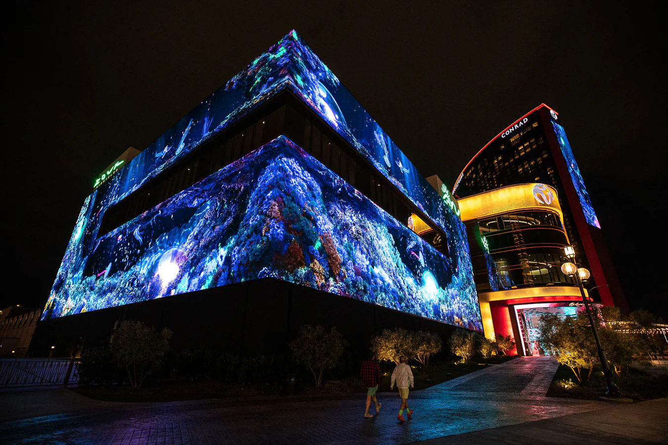Giant LED Display in Resorts World Las Vegas - EagerLED | Leading LED Screen Supplier - EagerLED | Leading LED Screen Supplier Giant LED Display in Resorts World Las Vegas