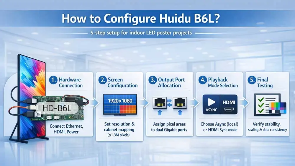 How to Use Huidu B6L