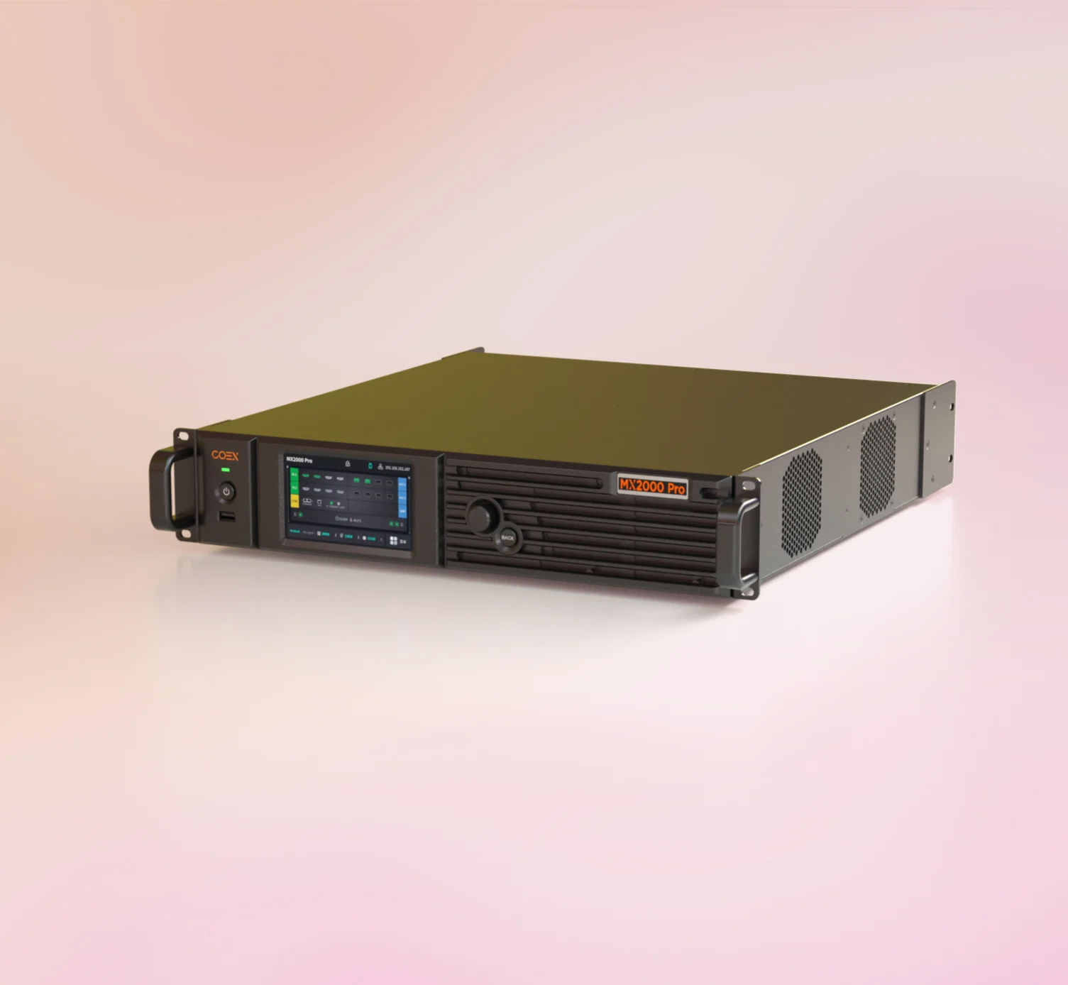 NovaStar COEX MX2000 Pro LED display controller used in professional production systems