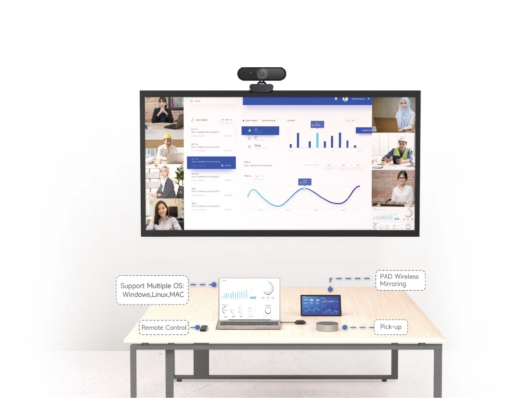 NovaStar TU Pro wireless screen mirroring and remote presentation setup