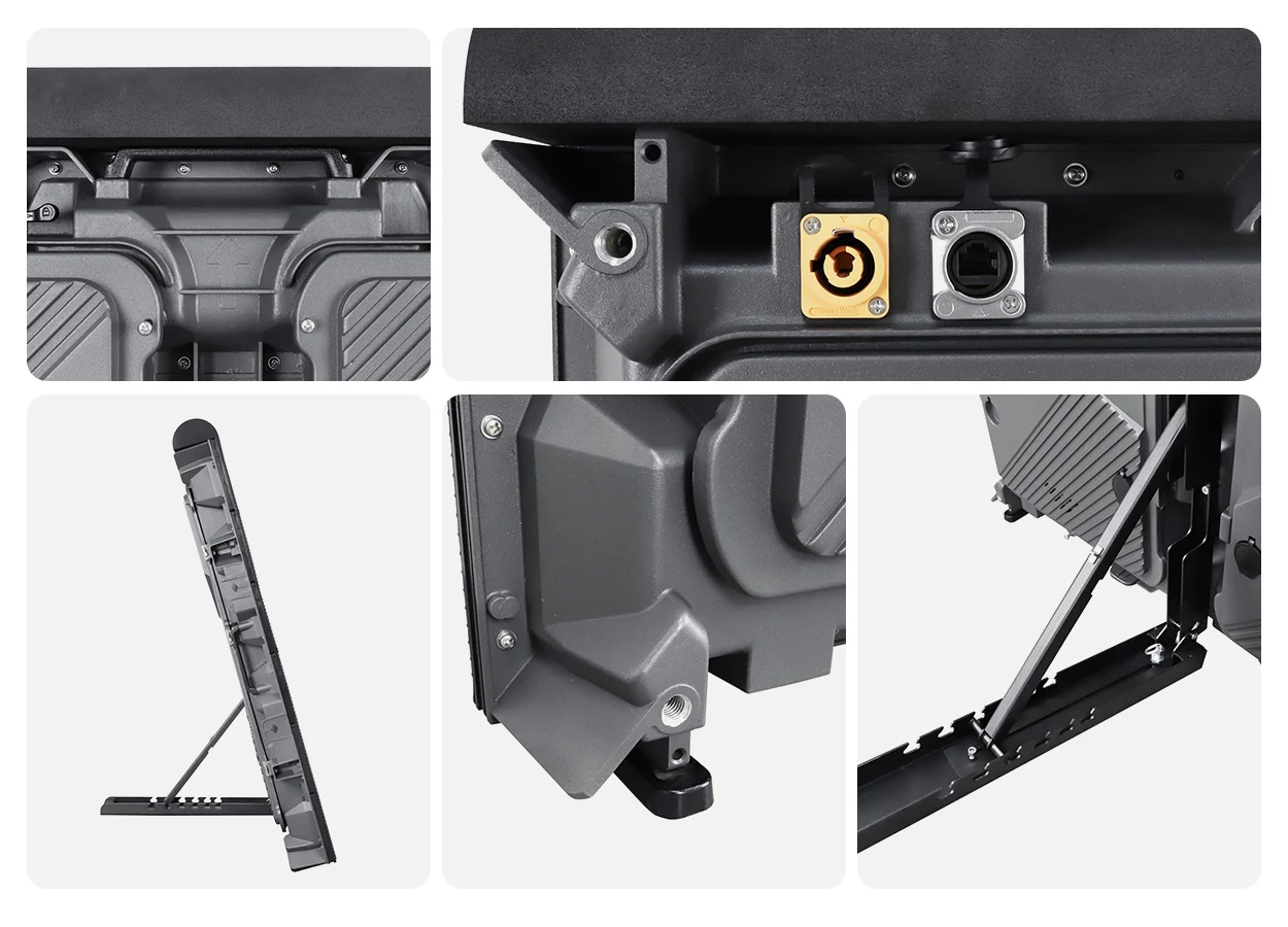 EA960SP5 handles, connections and support bracket details