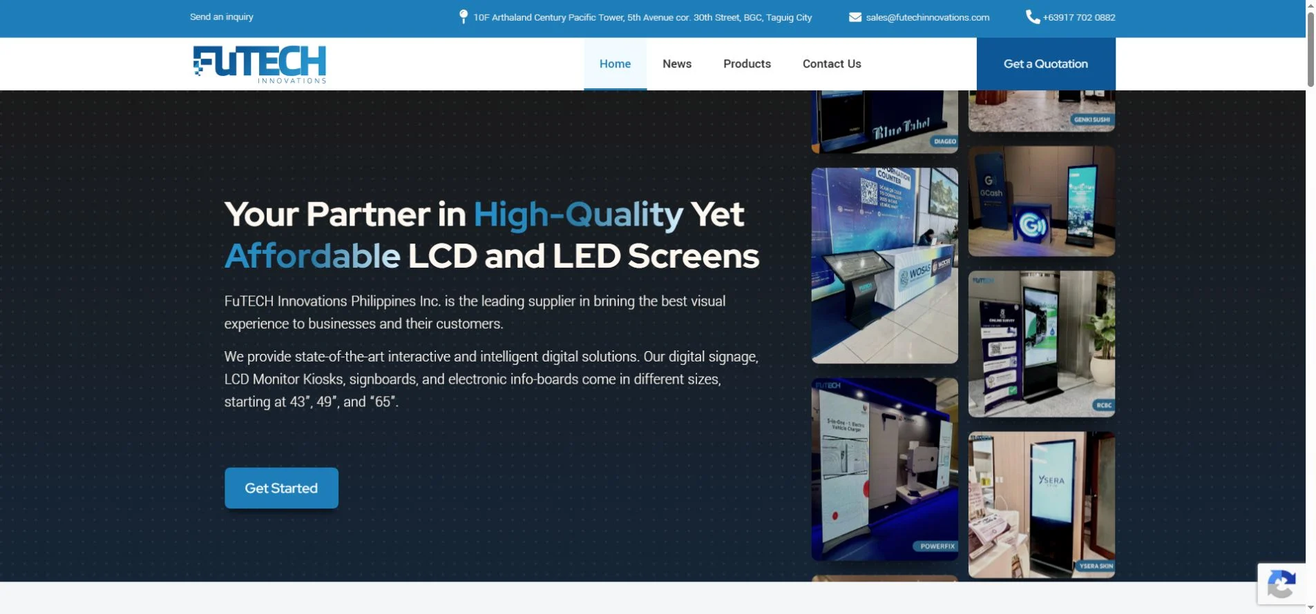 futech-official-website FuTech Innovations official LCD and LED screen solutions website