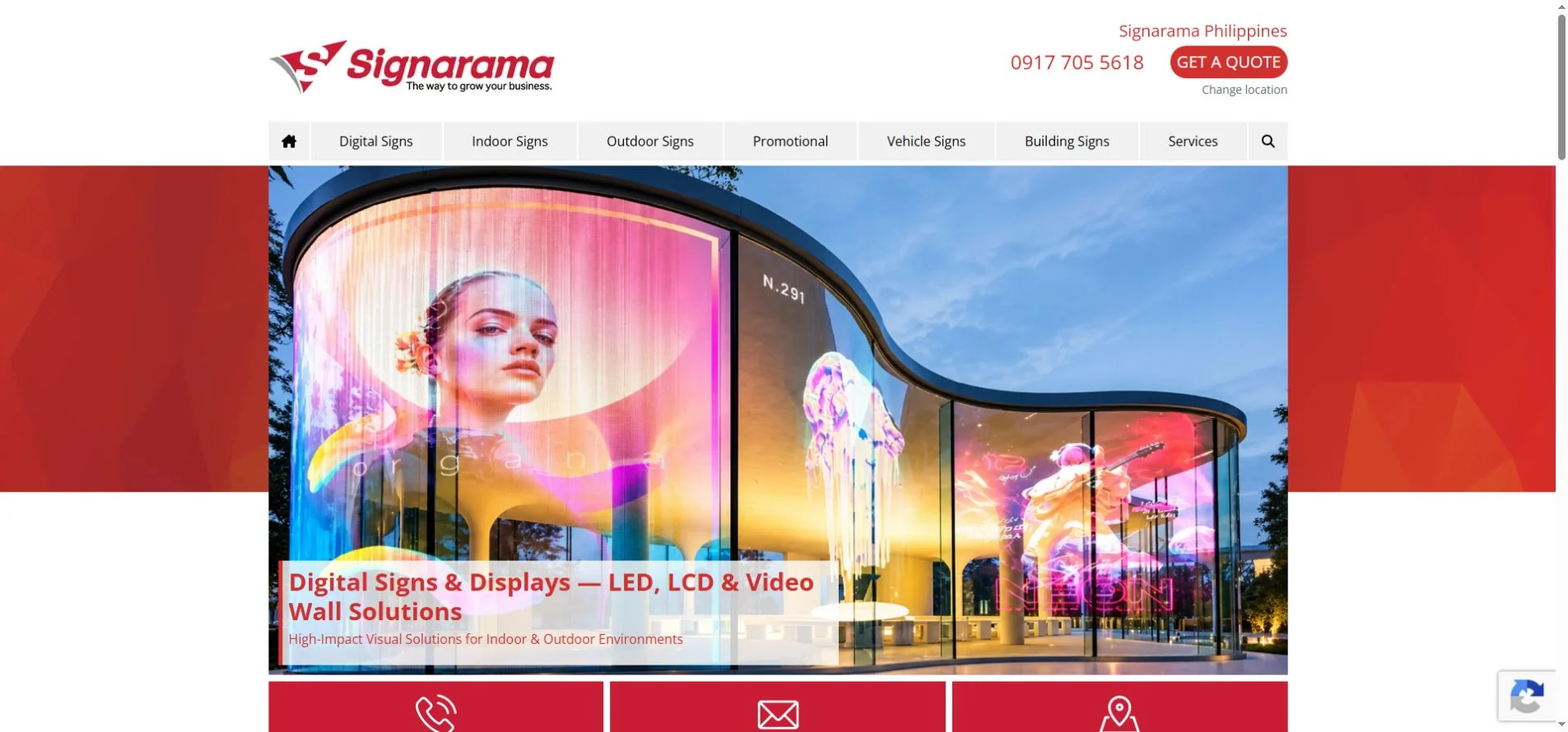 signarama-official-website Signarama Philippines digital signs and LED video wall solutions page